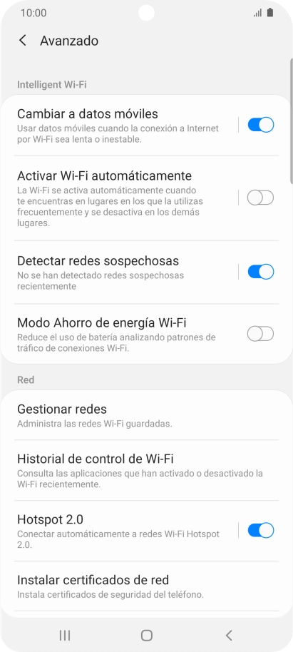 Pulsa el indicador junto a 