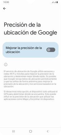 Pulsa el indicador junto a 