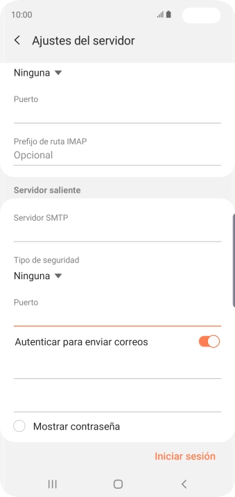 Pulsa el indicador junto a 