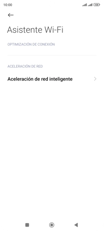 Pulsa Aceleración de red inteligente.