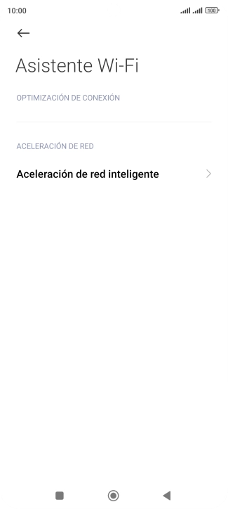 Pulsa Aceleración de red inteligente.