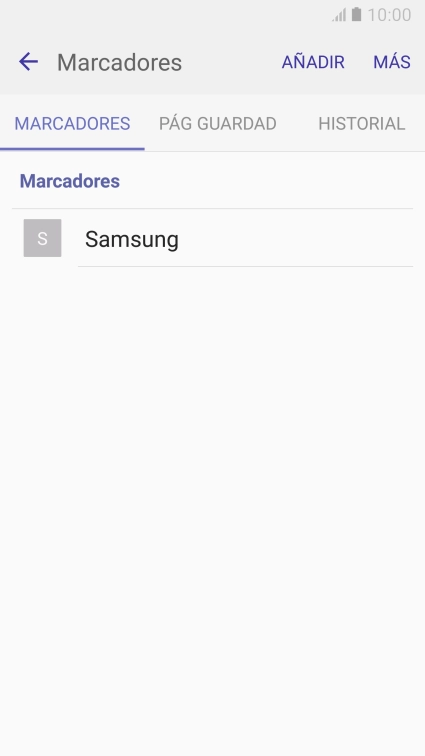Pulsa el favorito deseado.