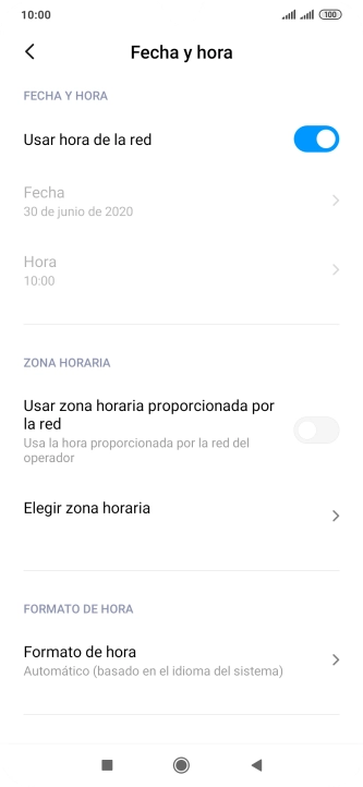 Pulsa el indicador junto a 