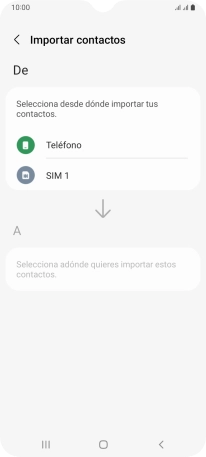 Pulsa el nombre de la tarjeta SIM.