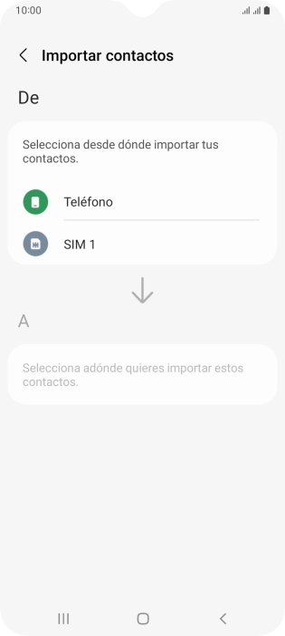 Pulsa el nombre de la tarjeta SIM.