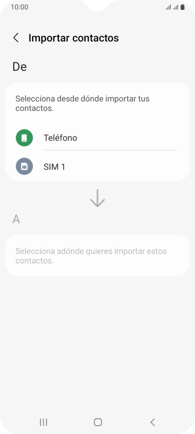Pulsa el nombre de la tarjeta SIM.