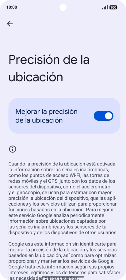 Si pulsas el indicador junto a 