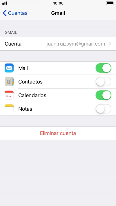 Pulsa el indicador junto a 
