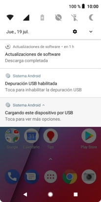 Pulsa Toca para ver más opciones..
