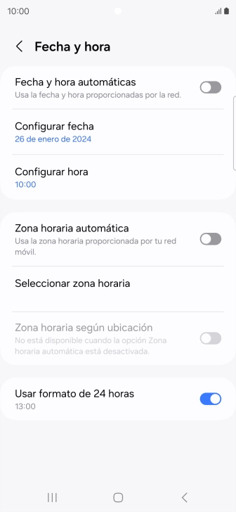 Pulsa el indicador junto a 
