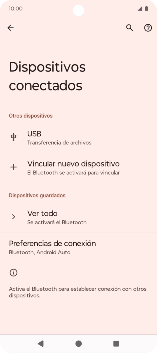 Pulsa Vincular nuevo dispositivo.
