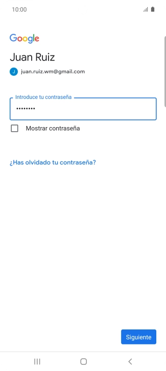 Pulsa Siguiente.