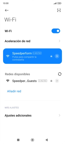 Pulsa la tecla de inicio para terminar y regresar a la pantalla de inicio.