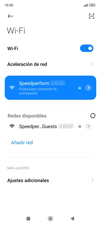 Pulsa la tecla de inicio para terminar y regresar a la pantalla de inicio.