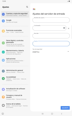 Pulsa la lista desplegable bajo 