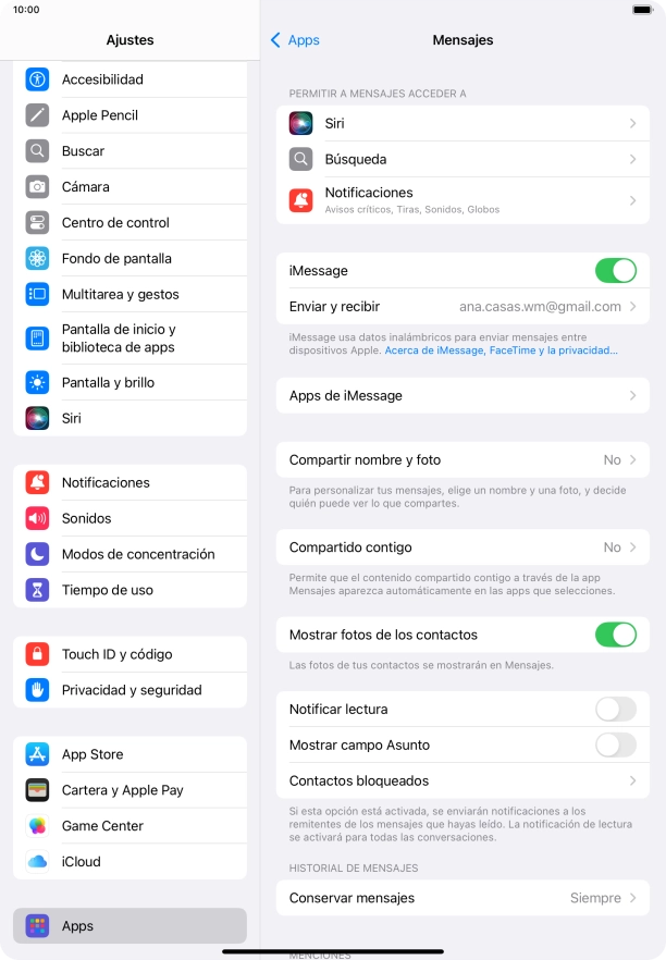 Desliza el dedo hacia arriba desde la parte inferior de la pantalla para terminar y volver a la pantalla de inicio.