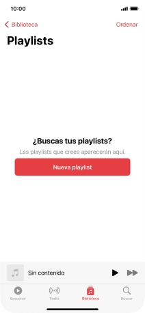 Pulsa Nueva playlist.