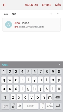 Pulsa el contacto deseado.