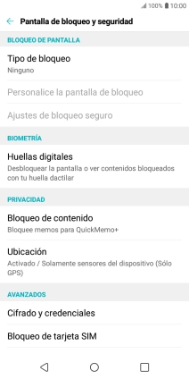 Pulsa la tecla de inicio para terminar y regresar a la pantalla de inicio.