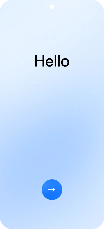 Pulsa la flecha hacia la derecha.