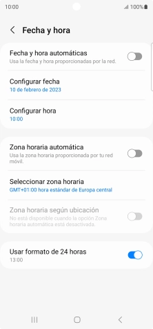 Pulsa el indicador junto a 