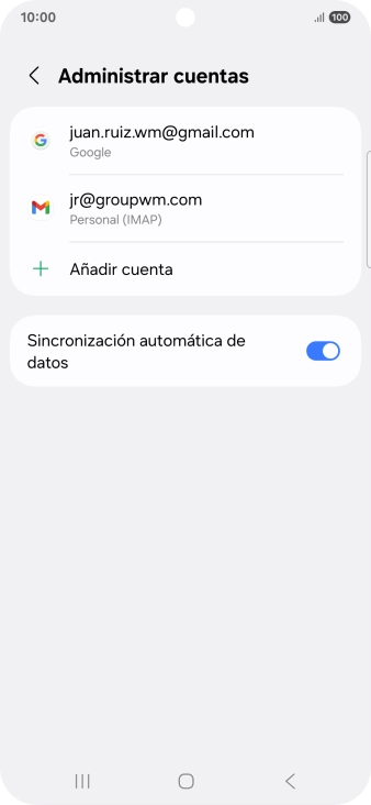 Pulsa el indicador junto a 