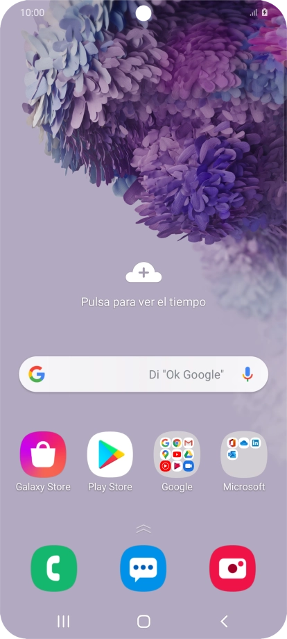 Cuando el icono de carga de batería aparece en la pantalla, el teléfono se está cargando.