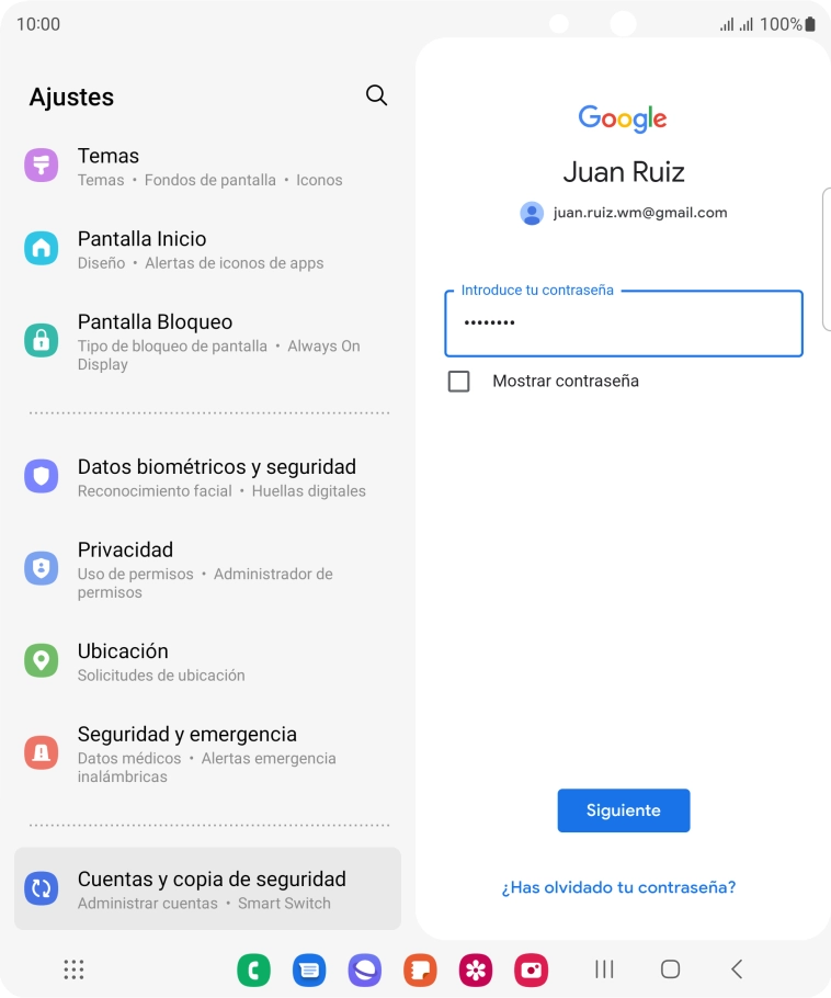 Pulsa Siguiente.