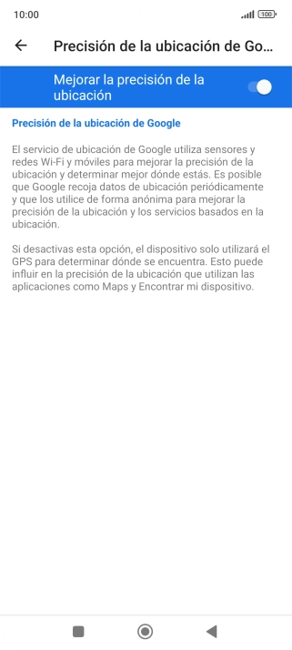 Si pulsas el indicador junto a 