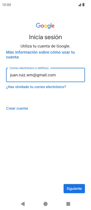 Pulsa Siguiente.