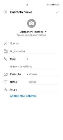 Pulsa la lista desplegable de la guía.