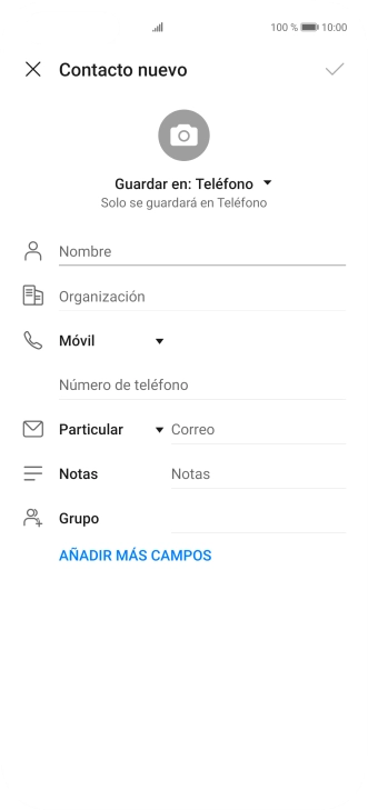 Pulsa la lista desplegable de la guía.