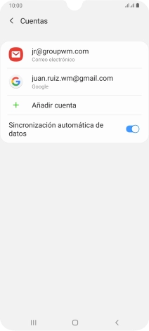 Pulsa la tecla de inicio para regresar a la pantalla de inicio.
