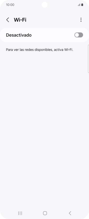 Pulsa el indicador para activar la función.