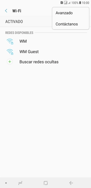 Pulsa Avanzado.