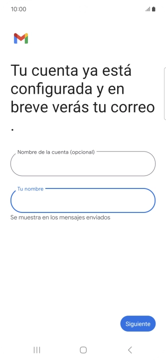 Pulsa Siguiente.