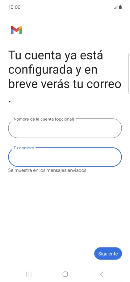 Pulsa Siguiente.