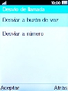 Selecciona Desviar a buzón de voz.