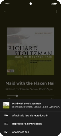 Pulsa Añadir a la lista de reproducción.