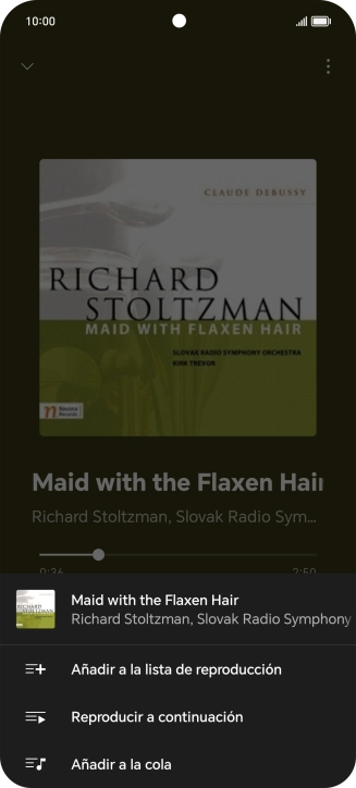 Pulsa Añadir a la lista de reproducción.