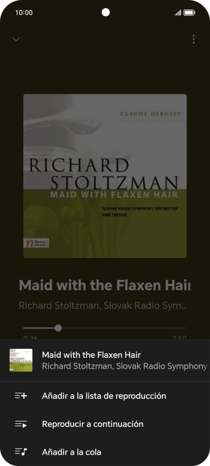 Pulsa Añadir a la lista de reproducción.