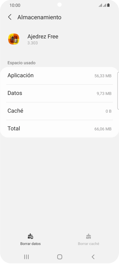 Pulsa la tecla de inicio para terminar y regresar a la pantalla de inicio.