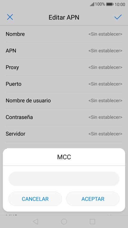 Introduce 214 y pulsa ACEPTAR.