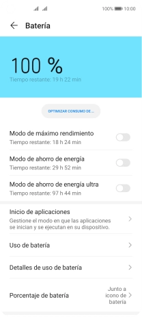 Pulsa el indicador junto al ajuste deseado para activar la función.
