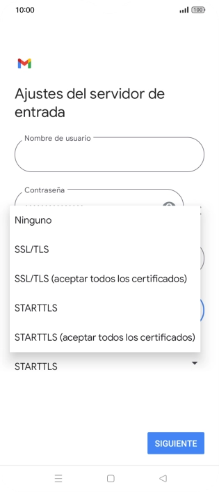 Pulsa SSL/TLS.