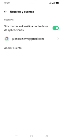 Pulsa Añadir cuenta.
