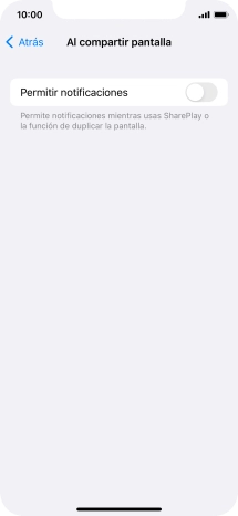 Pulsa el indicador junto a 