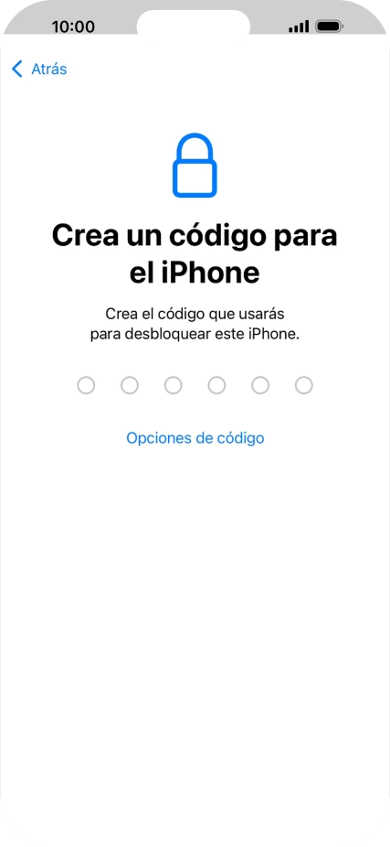 Pulsa Opciones de código.