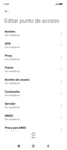 Pulsa Nombre.