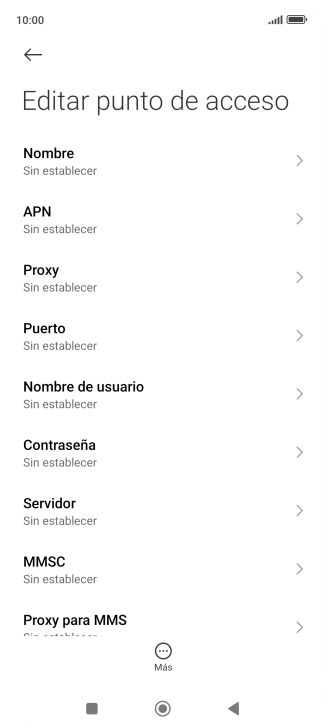 Pulsa Nombre.